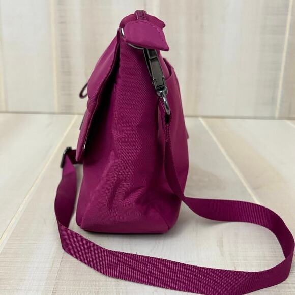 Baggallini Women's Pocket Crossbody 2.0 Bag Plum - Picture 7 of 14